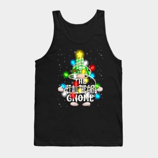 The Pet All The Cats Gnome Christmas Matching Fami Tank Top